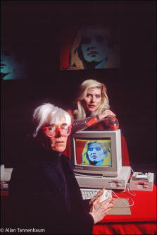 Andy Warhol Debbie Harry Amiga Computer Vertical - Fine Art Print Signed by the Photographer